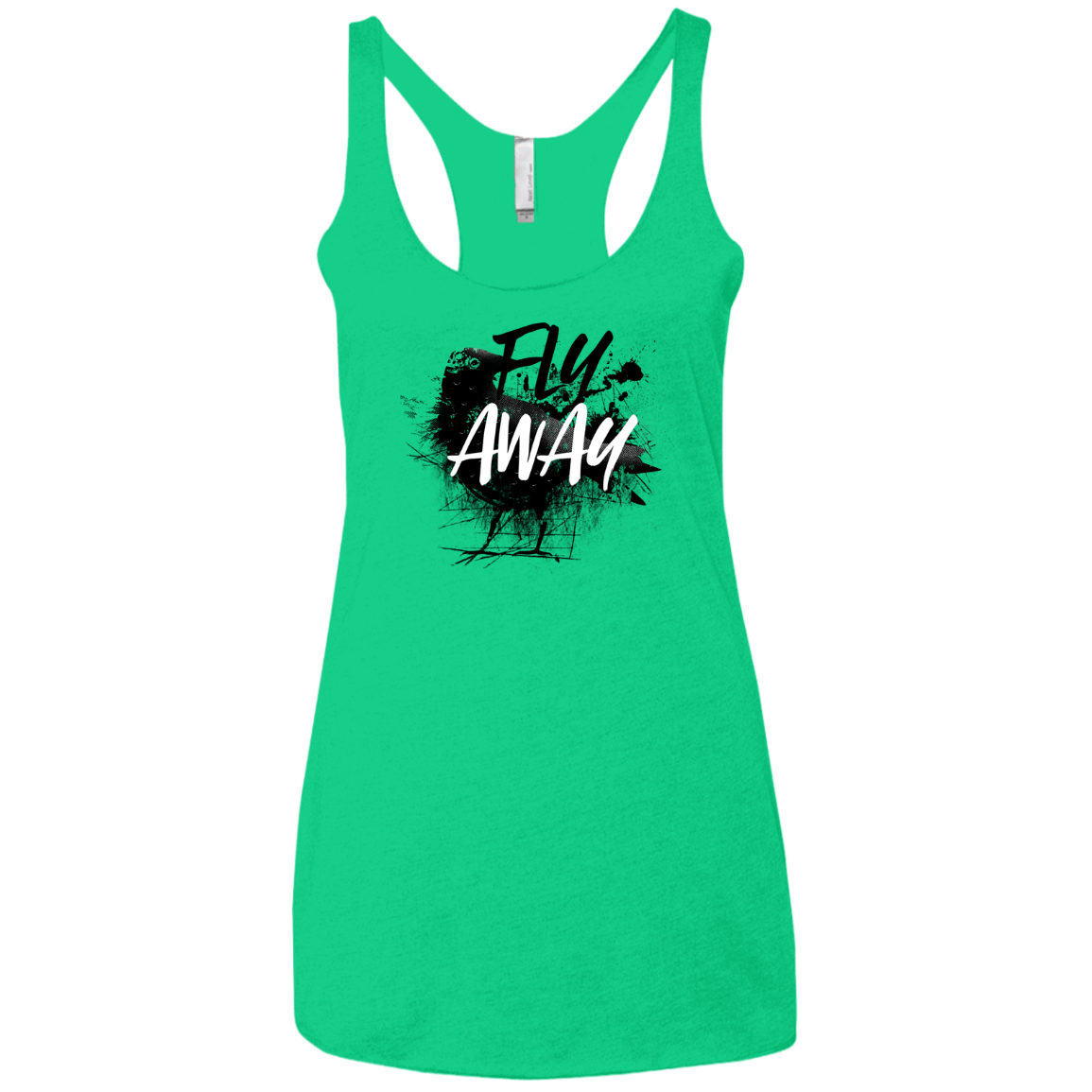 T-Shirts Envy / X-Small Fly Away Women's Triblend Racerback Tank