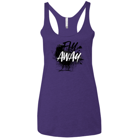 T-Shirts Purple Rush / X-Small Fly Away Women's Triblend Racerback Tank