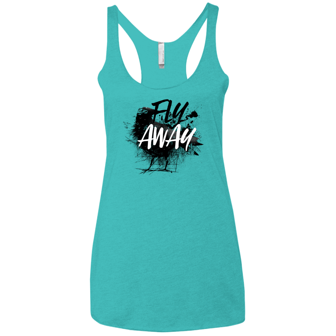 T-Shirts Tahiti Blue / X-Small Fly Away Women's Triblend Racerback Tank