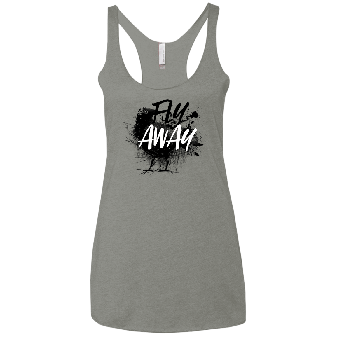 T-Shirts Venetian Grey / X-Small Fly Away Women's Triblend Racerback Tank
