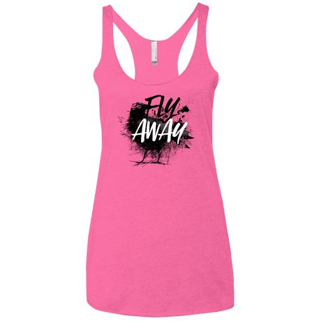 T-Shirts Vintage Pink / X-Small Fly Away Women's Triblend Racerback Tank