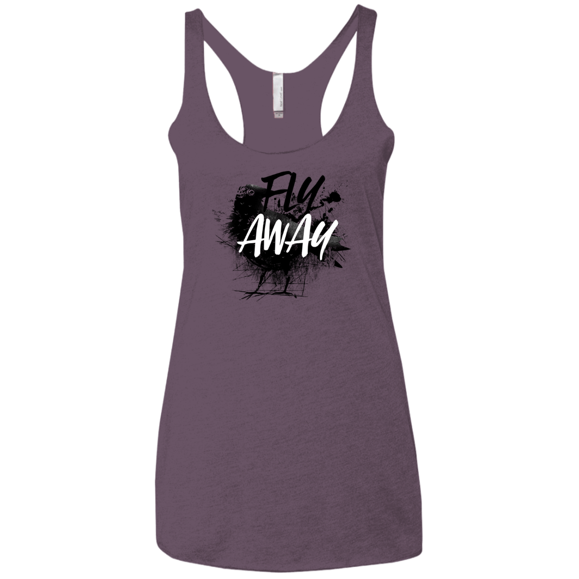 T-Shirts Vintage Purple / X-Small Fly Away Women's Triblend Racerback Tank