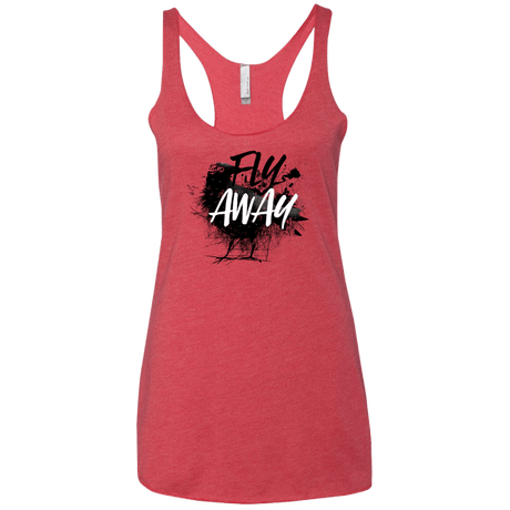 T-Shirts Vintage Red / X-Small Fly Away Women's Triblend Racerback Tank
