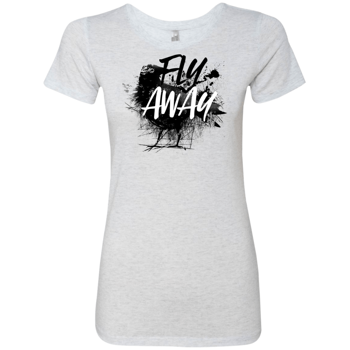 T-Shirts Heather White / S Fly Away Women's Triblend T-Shirt
