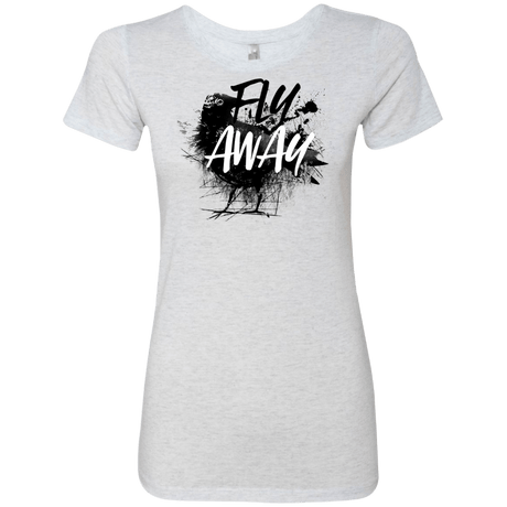 T-Shirts Heather White / S Fly Away Women's Triblend T-Shirt