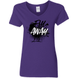 T-Shirts Purple / S Fly Away Women's V-Neck T-Shirt