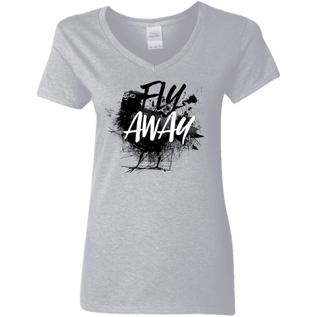 T-Shirts Sport Grey / S Fly Away Women's V-Neck T-Shirt