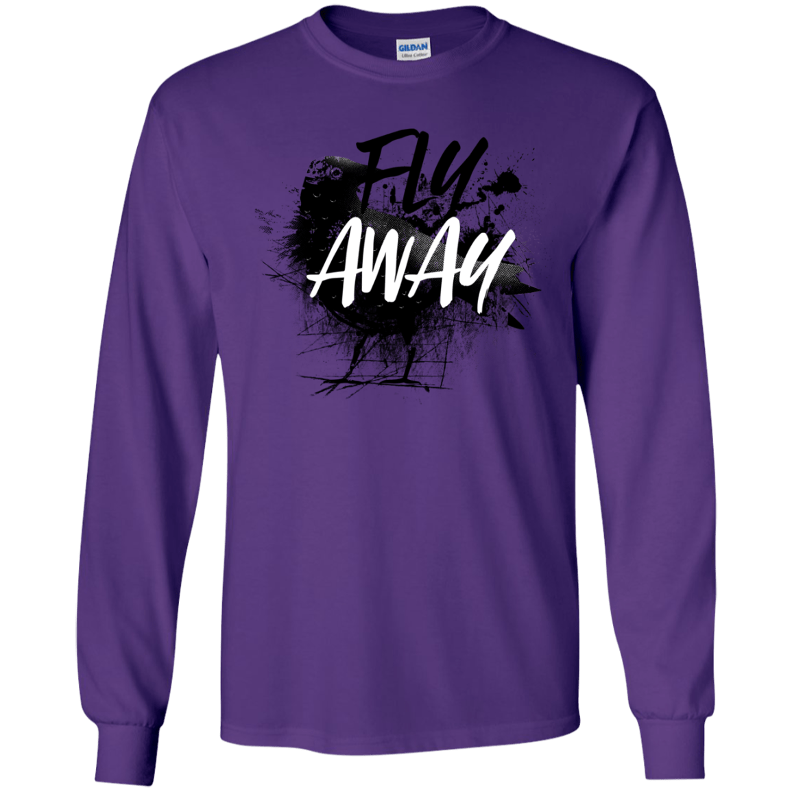 T-Shirts Purple / YS Fly Away Youth Long Sleeve T-Shirt