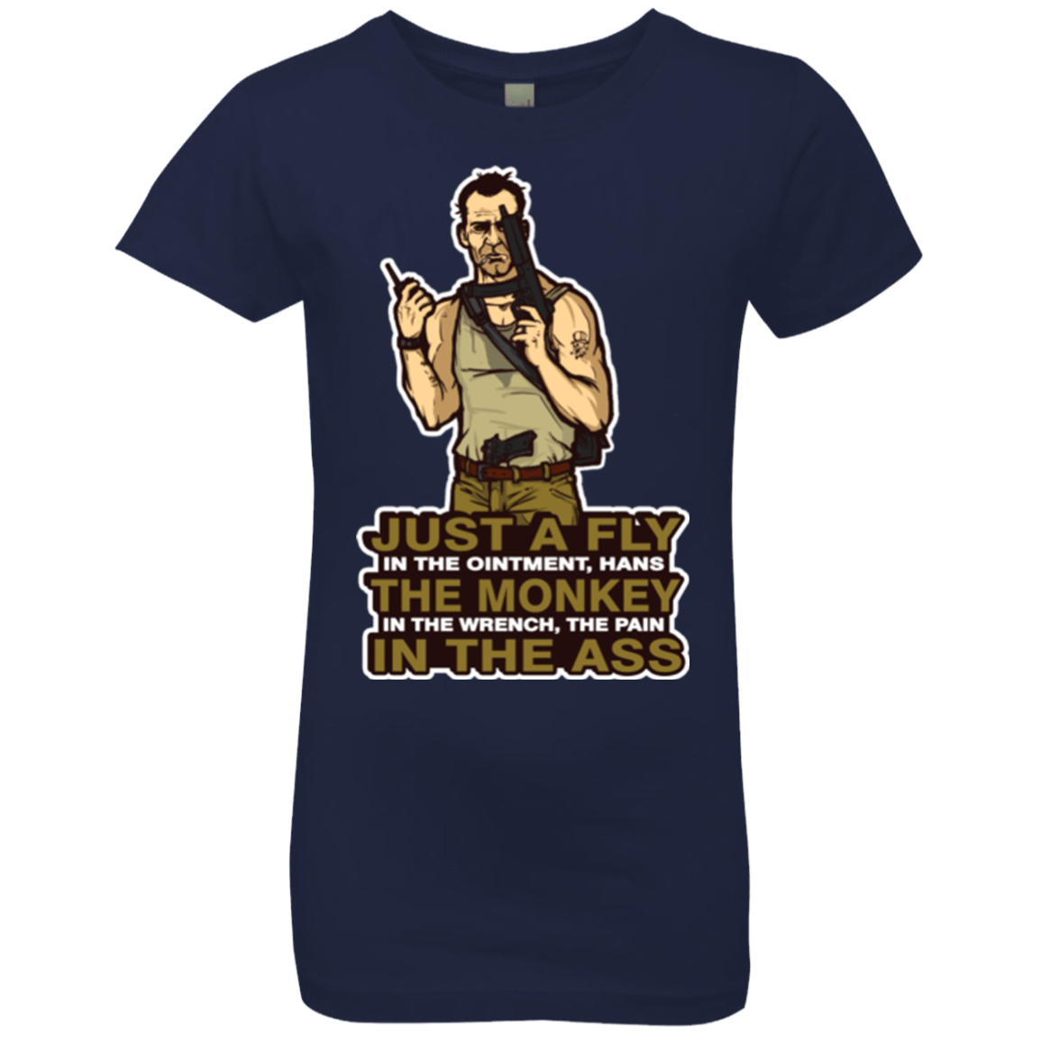 T-Shirts Midnight Navy / YXS Fly In The Ointment Girls Premium T-Shirt