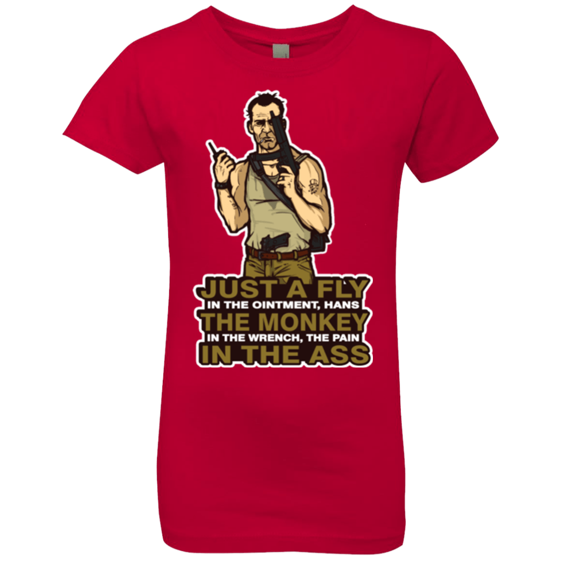 T-Shirts Red / YXS Fly In The Ointment Girls Premium T-Shirt