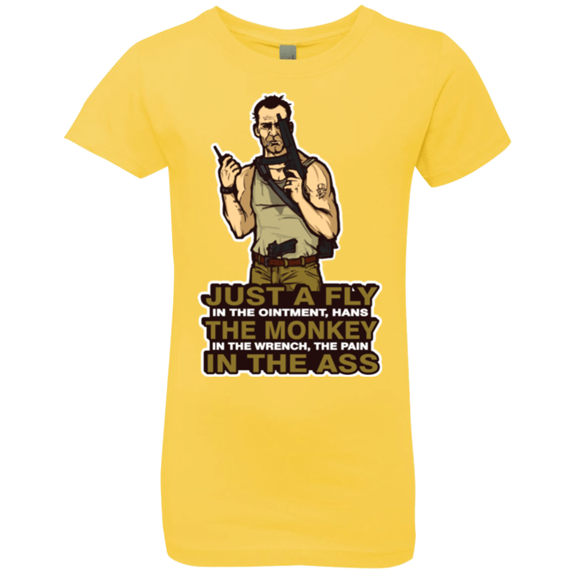 T-Shirts Vibrant Yellow / YXS Fly In The Ointment Girls Premium T-Shirt