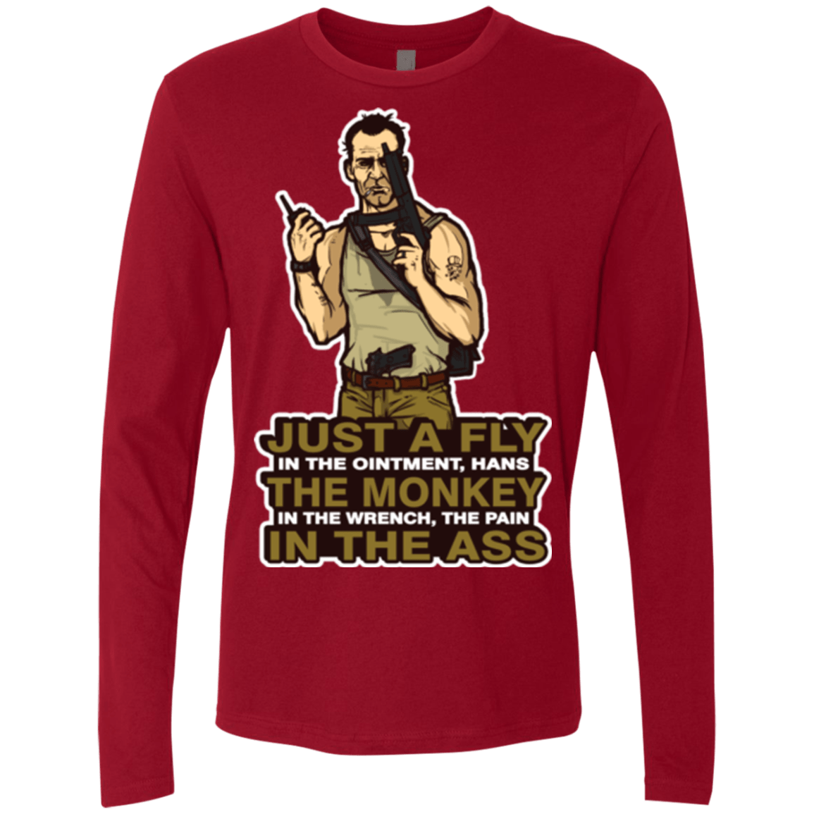 T-Shirts Cardinal / Small Fly In The Ointment Men's Premium Long Sleeve