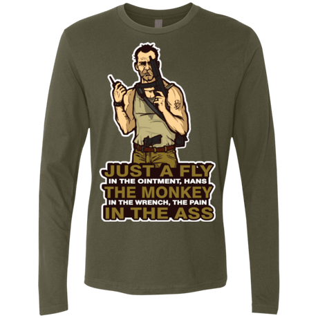 T-Shirts Military Green / Small Fly In The Ointment Men's Premium Long Sleeve