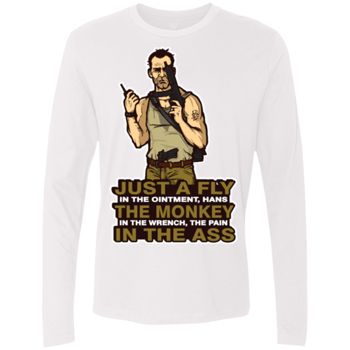 T-Shirts White / Small Fly In The Ointment Men's Premium Long Sleeve