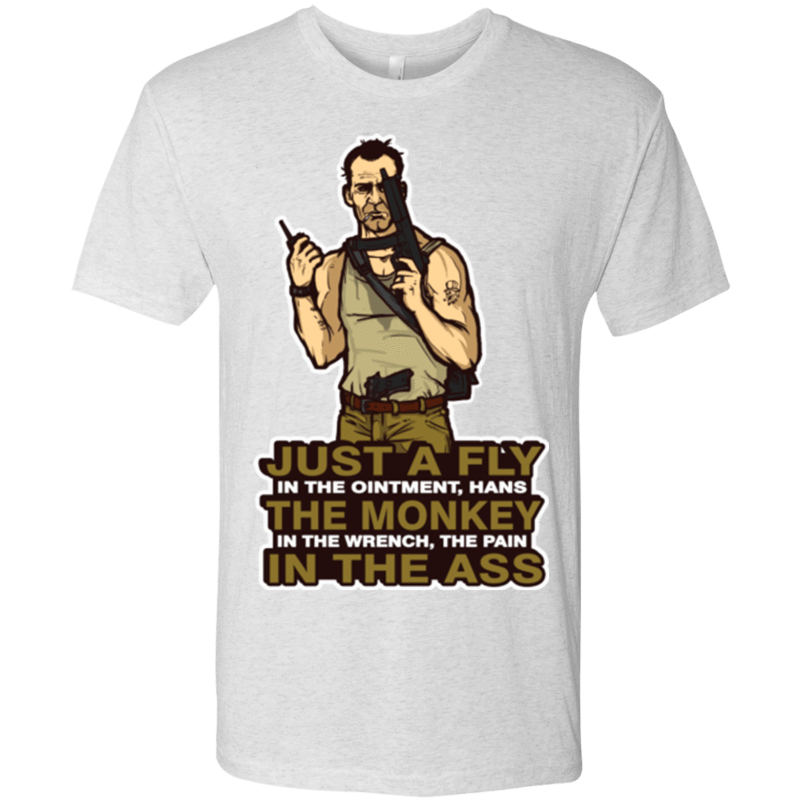 T-Shirts Heather White / Small Fly In The Ointment Men's Triblend T-Shirt