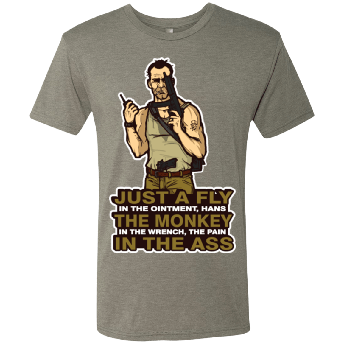 T-Shirts Venetian Grey / Small Fly In The Ointment Men's Triblend T-Shirt