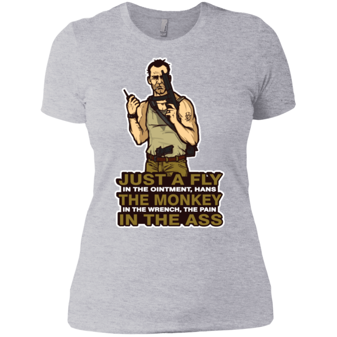 T-Shirts Heather Grey / X-Small Fly In The Ointment Women's Premium T-Shirt