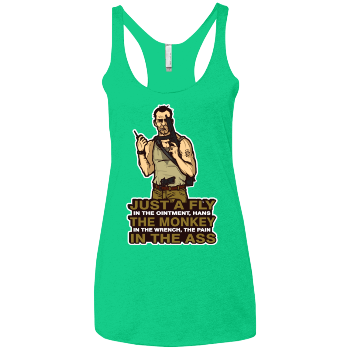 T-Shirts Envy / X-Small Fly In The Ointment Women's Triblend Racerback Tank