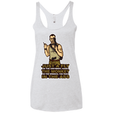 T-Shirts Heather White / X-Small Fly In The Ointment Women's Triblend Racerback Tank