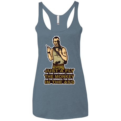 T-Shirts Indigo / X-Small Fly In The Ointment Women's Triblend Racerback Tank