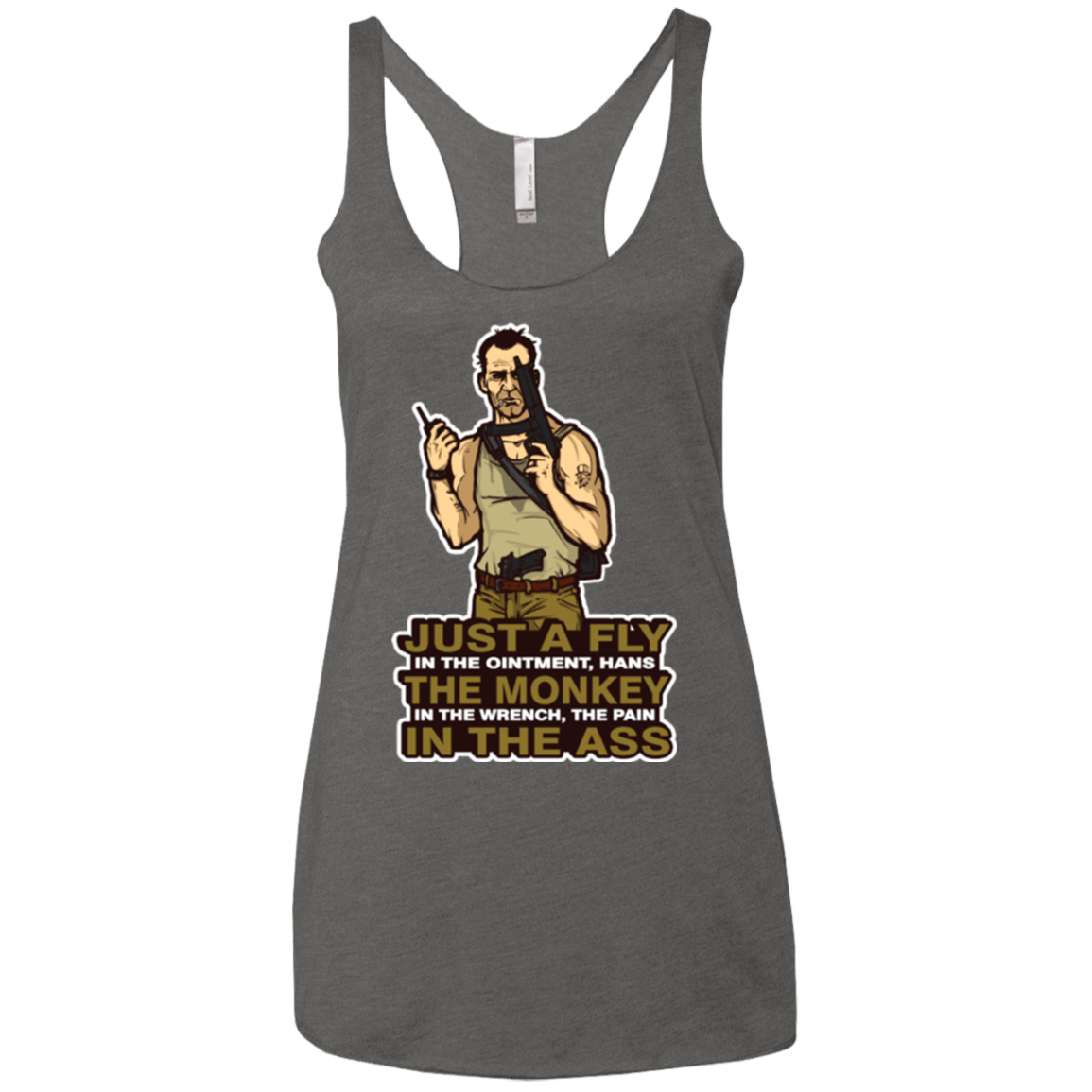 T-Shirts Premium Heather / X-Small Fly In The Ointment Women's Triblend Racerback Tank