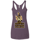 T-Shirts Vintage Purple / X-Small Fly In The Ointment Women's Triblend Racerback Tank