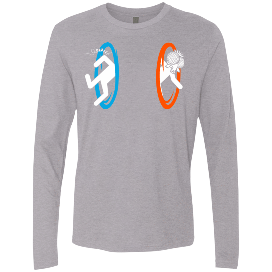 T-Shirts Heather Grey / Small Fly trouble Men's Premium Long Sleeve