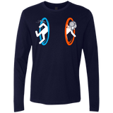 T-Shirts Midnight Navy / Small Fly trouble Men's Premium Long Sleeve