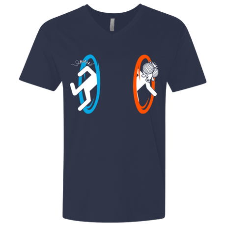 T-Shirts Midnight Navy / X-Small Fly trouble Men's Premium V-Neck