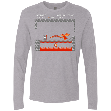 T-Shirts Heather Grey / Small Fly you fools Men's Premium Long Sleeve