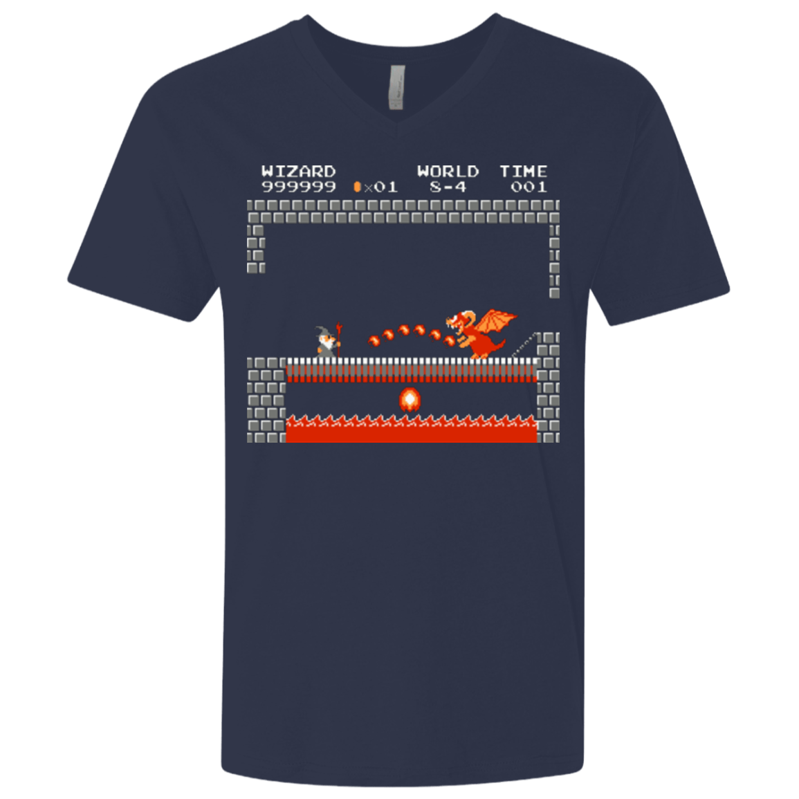 T-Shirts Midnight Navy / X-Small Fly you fools Men's Premium V-Neck