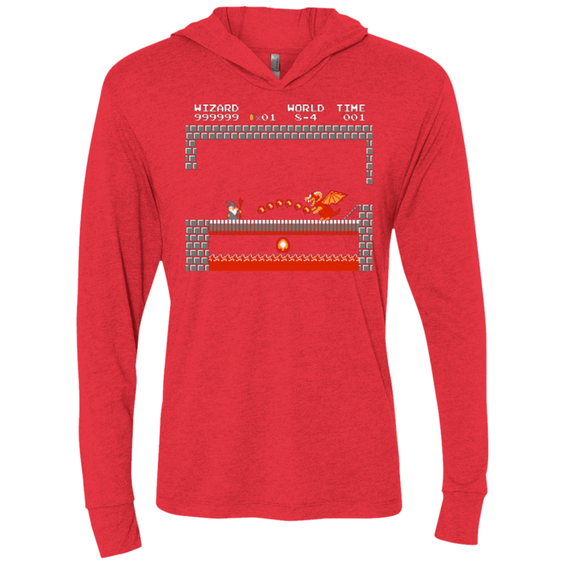 T-Shirts Vintage Red / X-Small Fly you fools Triblend Long Sleeve Hoodie Tee