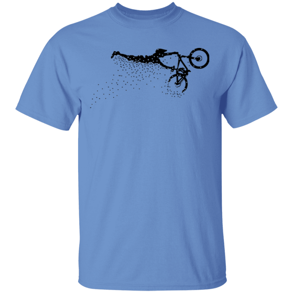 T-Shirts Carolina Blue / S Flying Away Bike Ride T-Shirt