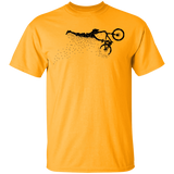 T-Shirts Gold / S Flying Away Bike Ride T-Shirt