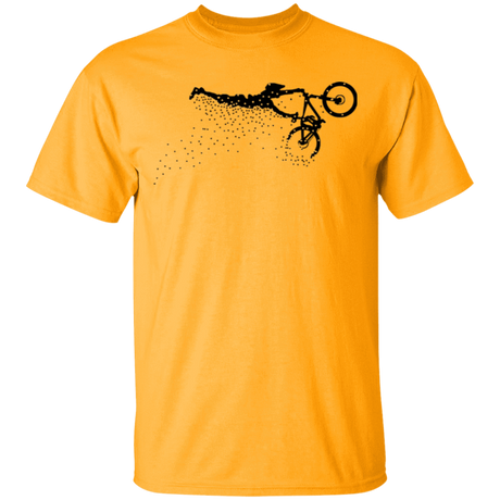 T-Shirts Gold / S Flying Away Bike Ride T-Shirt