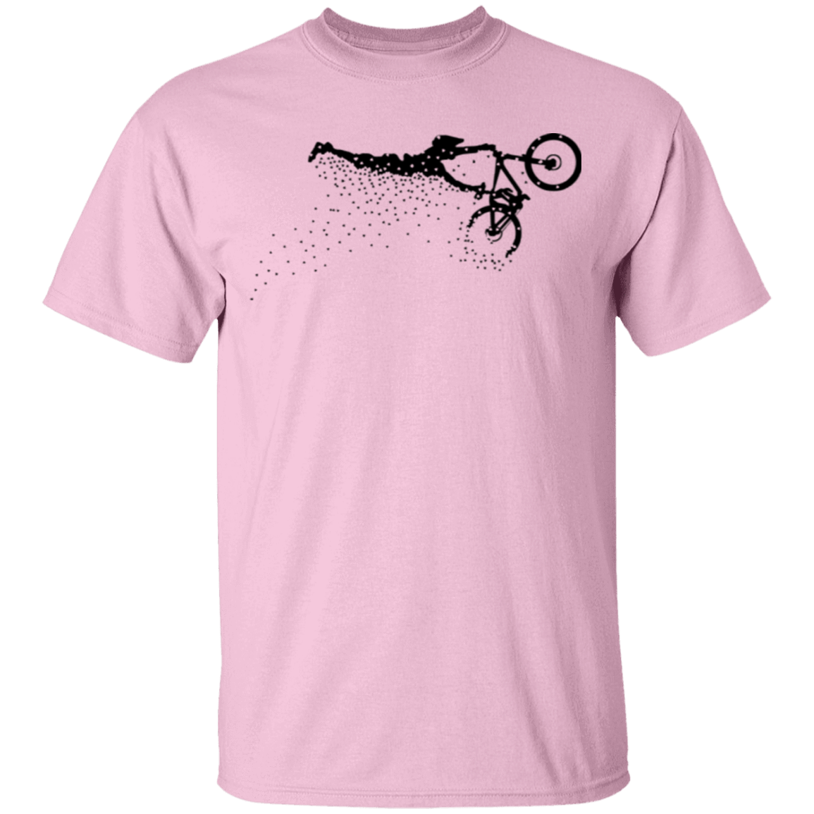 T-Shirts Light Pink / S Flying Away Bike Ride T-Shirt