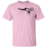 T-Shirts Light Pink / S Flying Away Bike Ride T-Shirt