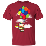 T-Shirts Cardinal / S Flying Balloon Boy T-Shirt