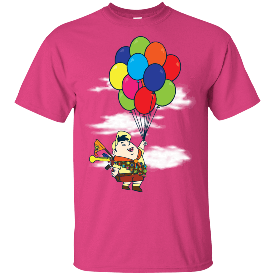 T-Shirts Heliconia / S Flying Balloon Boy T-Shirt