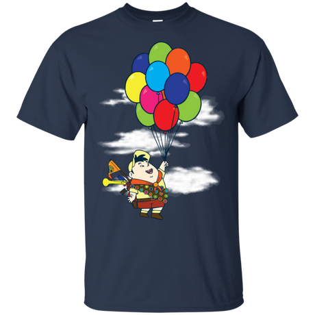 T-Shirts Navy / S Flying Balloon Boy T-Shirt
