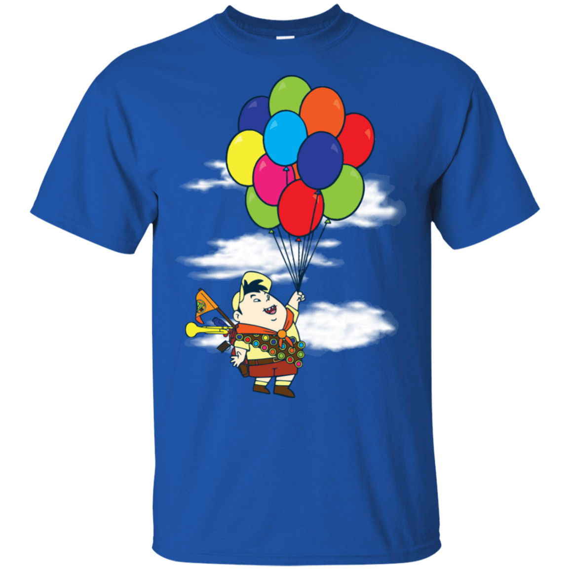 T-Shirts Royal / S Flying Balloon Boy T-Shirt
