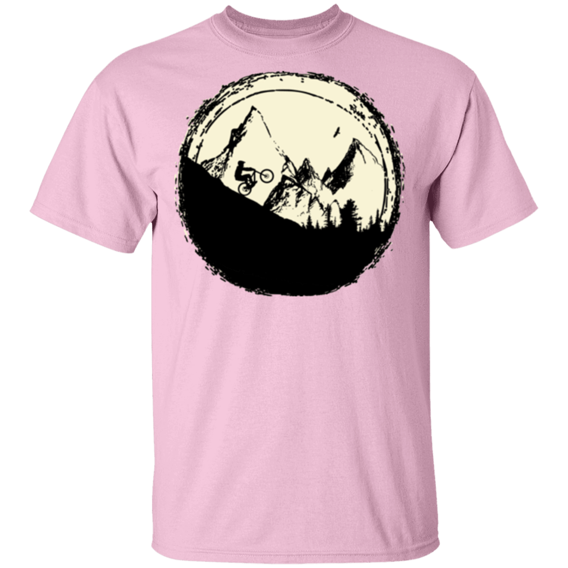 T-Shirts Light Pink / S Flying Eagle Mountain Bike T-Shirt