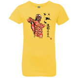 T-Shirts Vibrant Yellow / YXS Flying for Freedom Girls Premium T-Shirt