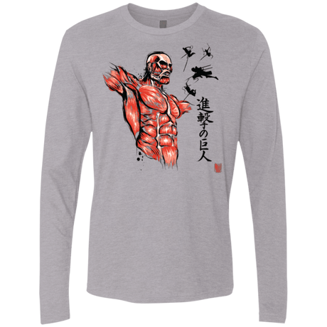 T-Shirts Heather Grey / Small Flying for Freedom Men's Premium Long Sleeve