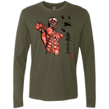 T-Shirts Military Green / Small Flying for Freedom Men's Premium Long Sleeve