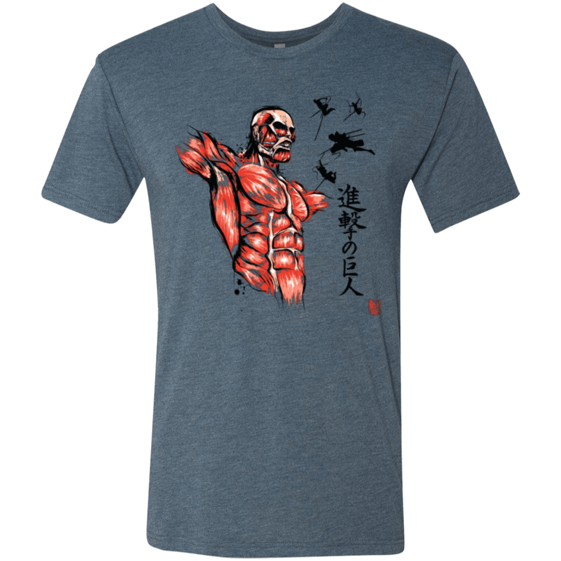 T-Shirts Indigo / Small Flying for Freedom Men's Triblend T-Shirt