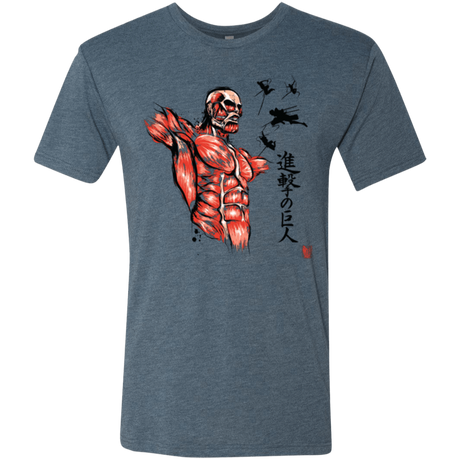 T-Shirts Indigo / Small Flying for Freedom Men's Triblend T-Shirt