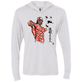 T-Shirts Heather White / X-Small Flying for Freedom Triblend Long Sleeve Hoodie Tee