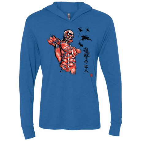 T-Shirts Vintage Royal / X-Small Flying for Freedom Triblend Long Sleeve Hoodie Tee