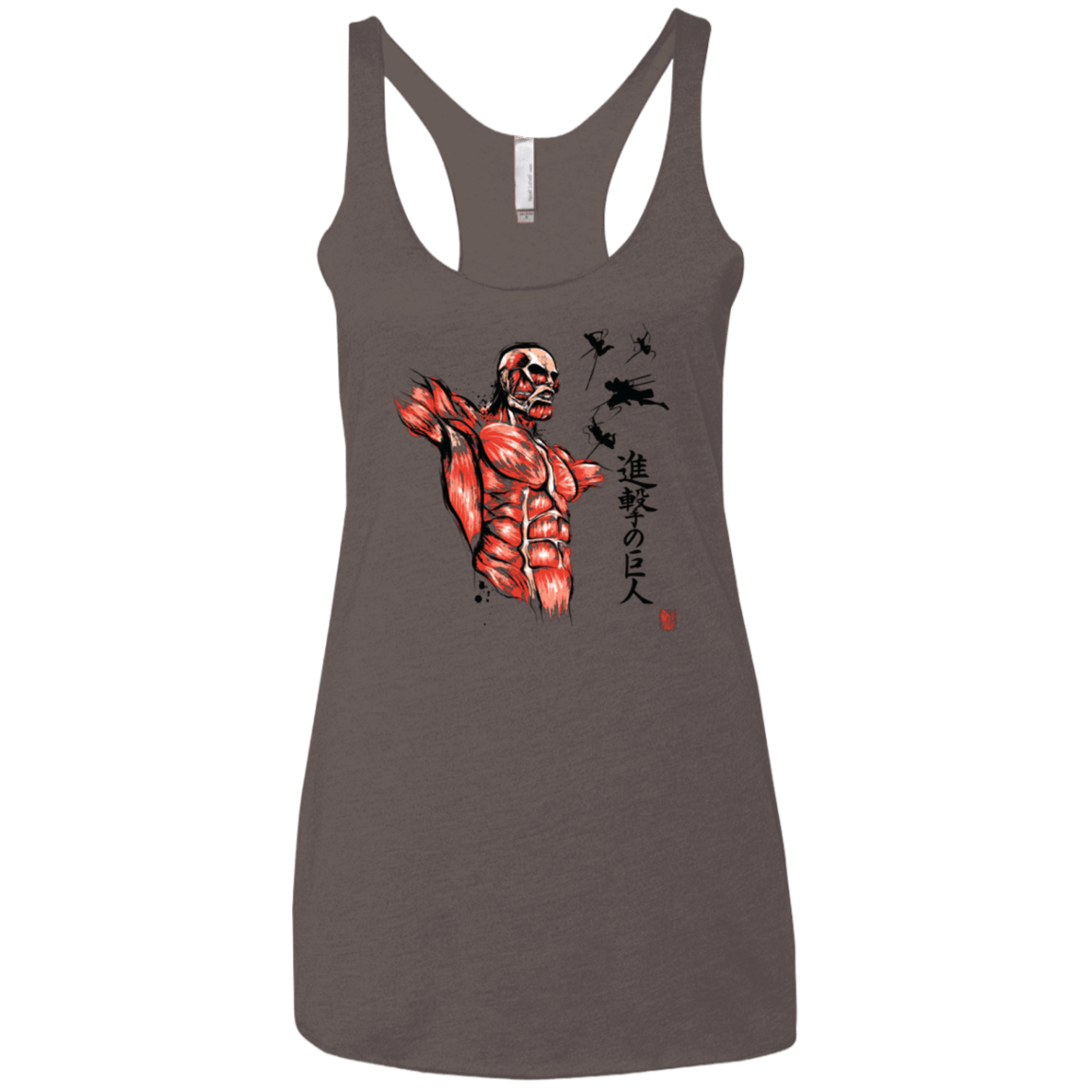 T-Shirts Macchiato / X-Small Flying for Freedom Women's Triblend Racerback Tank